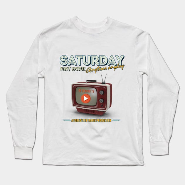 Past & Present: Saturday Night Special Long Sleeve T-Shirt by ForgottenFabric